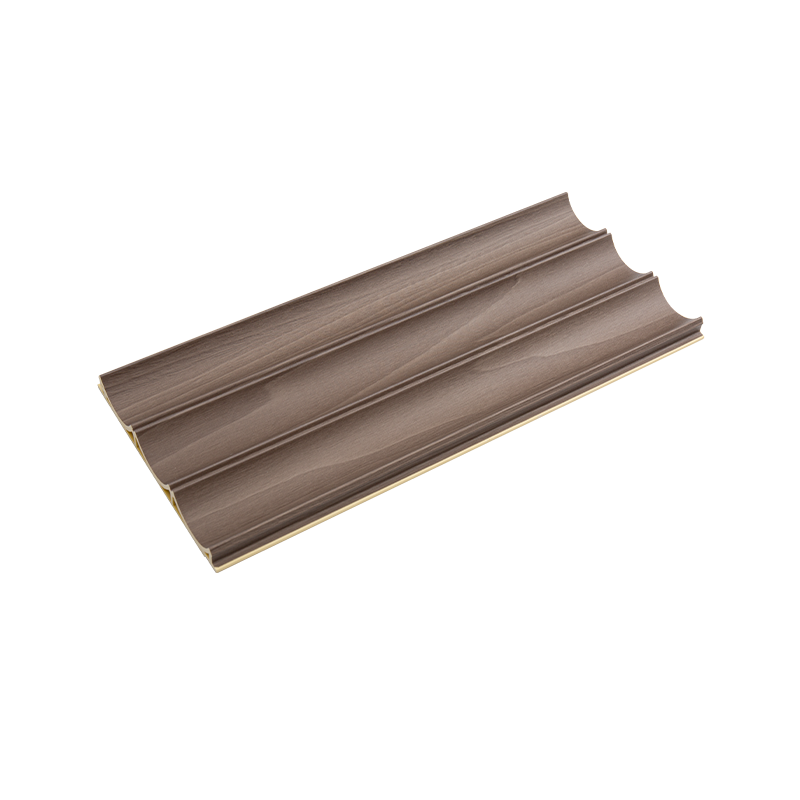 3D-veggdekorativ WPC-kledningsplate for tømmerhus